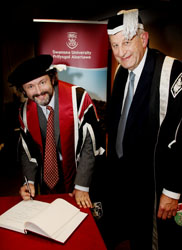 Michael Sheen hon degree 2